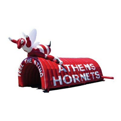 Run Through Inflatable 3-D Mascot End Tunnel (50'x8')